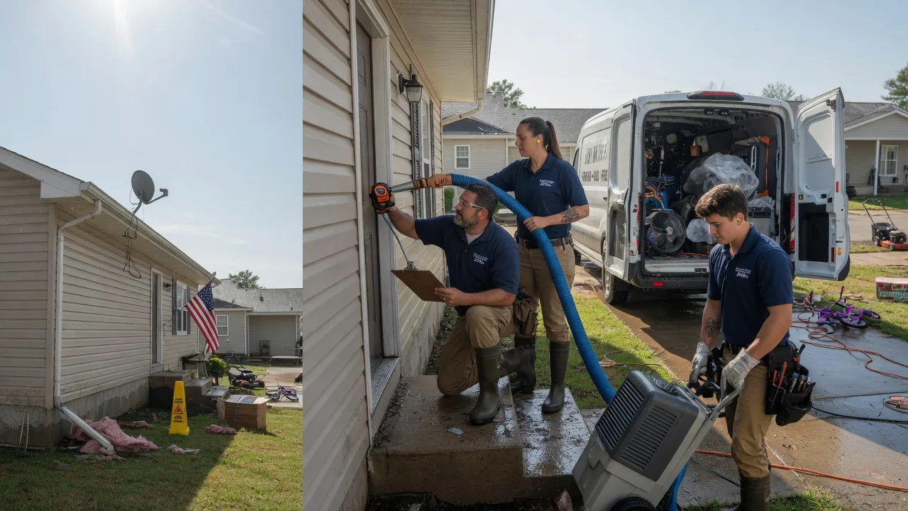 Ceiling Water Damage Restoration in Lucedale, MS near me